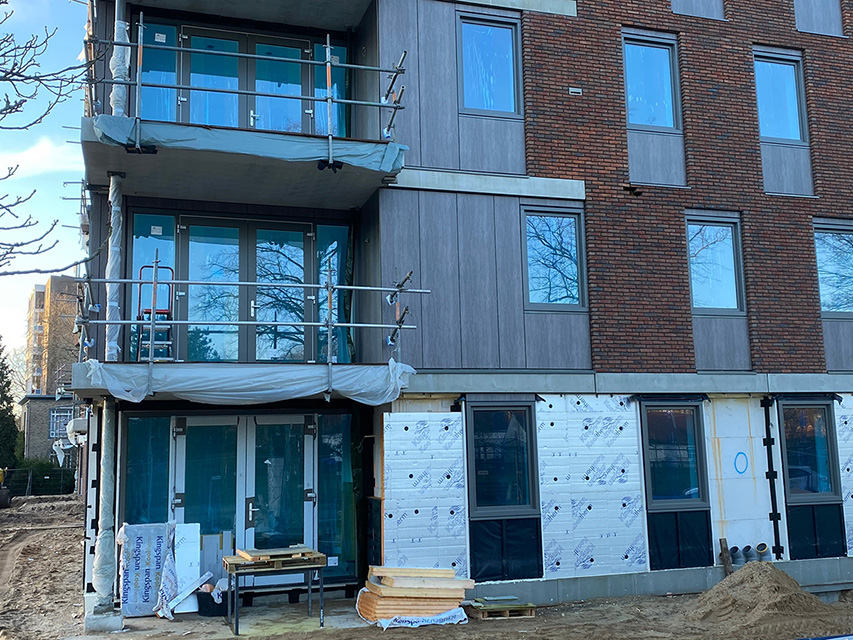 Gevelbekleding afbouw Nijmegen meta projects